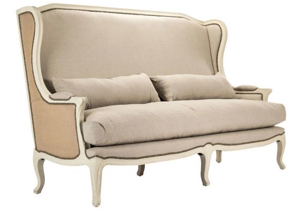 antique sofa high back wing sofa wedding couch love seat decor sofa white stage royal