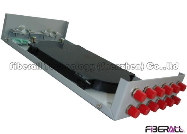 Mini Type Fiber Optic Patch Panel Fiber Terminal Box With 12 FC Adapters