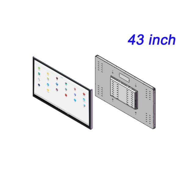 43 Inch ZXTLCD CNC Equipment Industrial Panel Mount Monitor Integrated