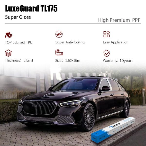 8.5mil PPF Gloss Paint Protection Film Extreme Climate Self-Healing Car Wrap