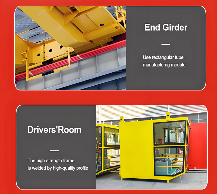 Double Girder Overhead Bridge Crane with QC Type Magnet and 1 Ton to 50 Ton Lifting Capacity and Variable Speed Control