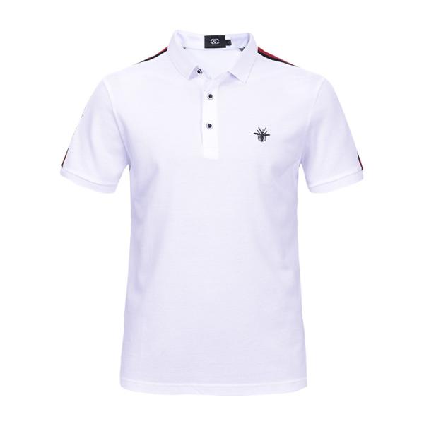 Short Sleeve Men Polo Collar T Shirt
