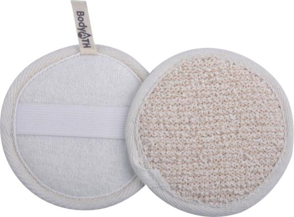 10x10 Round Hemp body scrubbers for showers , Facial Pad CRBP-9