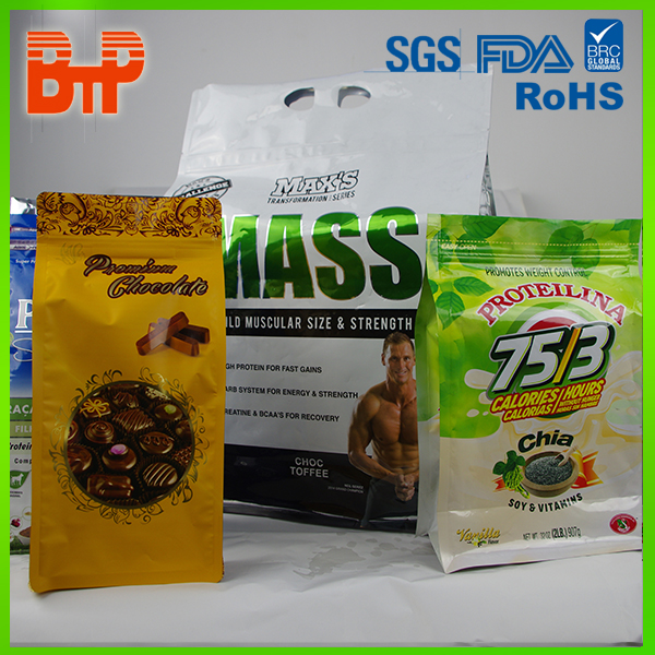 Custom Printed Branded Matte Flat Bottom Food Grade Coffee Packaging Bags Valve Zipper MOPP/VMPET/PE Material Guangdong ODM OEM