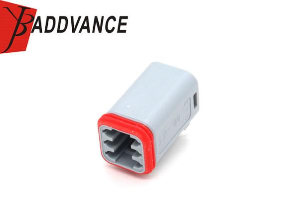 934454102 6 Pin Female Waterproof Automotive Connectors com selo reduzido do diâmetro