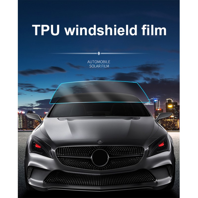 5mil Windshield Clear Protector 6.5 Mil Strike Protection Windscreen Ppf