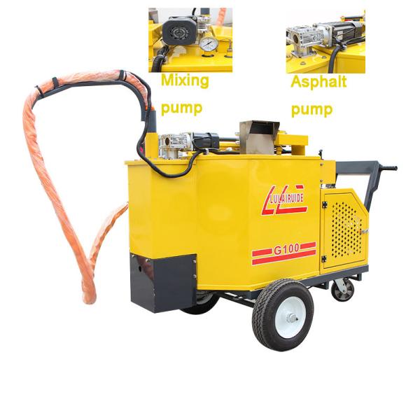 Walk Behind Mini Pothole High Operating Efficiency Asphalt Crack Sealing Repair Machine