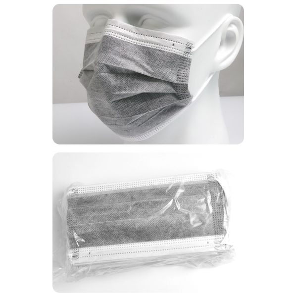 Hubei Haixin Black Face Mask Multiply Anti-Bacterial Masks for Dental Exam Wholesale Medical Masks Factory Direct Sales