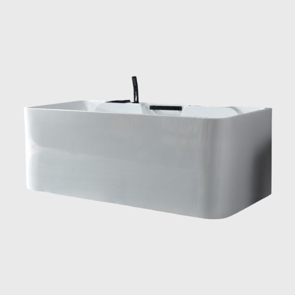 Contemporary Soaking Acrylic Fiberglass Freestanding Bathtubs 59
