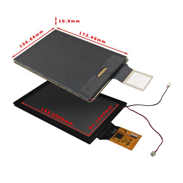7 Inch FHD AMOLED Display Module 1080x1920 Brightness 800nits With Touch Panel