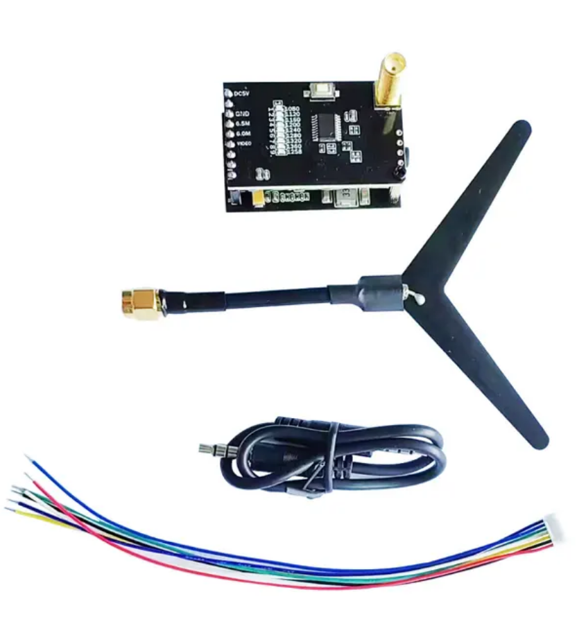 Matek 1.2GHz A/V VTX VRX 0.8/1.6mw Transmitter With 9 9CH Receiver Video Transmission For Drones Accessories