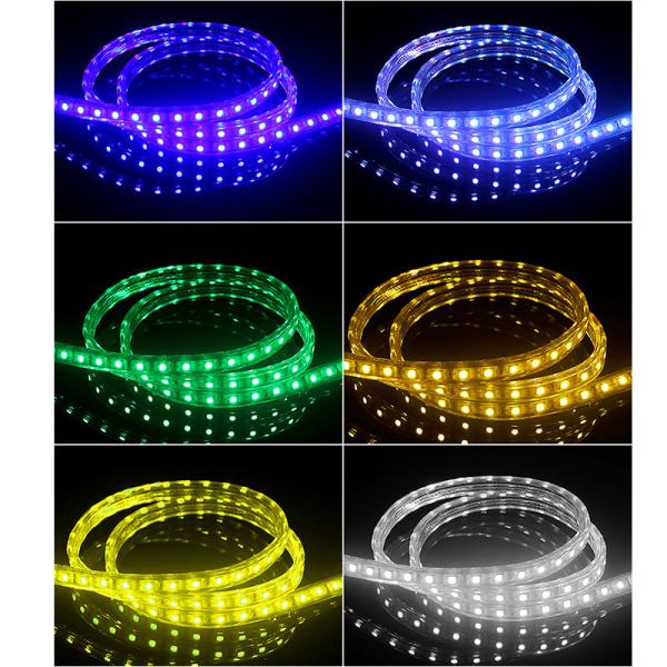 Flexível impermeável flexível LED Light Strip PVC Fabricantes Smart Neon Flex Outdoor