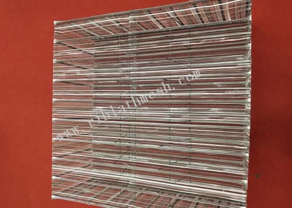 Durable 500mm Width Galvanized Metal Lath Box 0.38MM Thickness 15MM Height