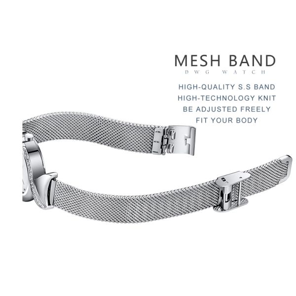 Ультра тонкий классический кварц наблюдает наручные часы роскошного Woen даты