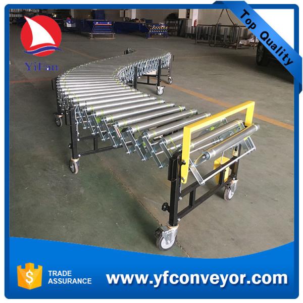 Good price electric power flexible expandable roller conveyor for sale