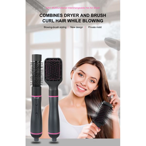 OEM одно фен для волос шага и Styler Volumizer ионные 4 в 1 легковесе