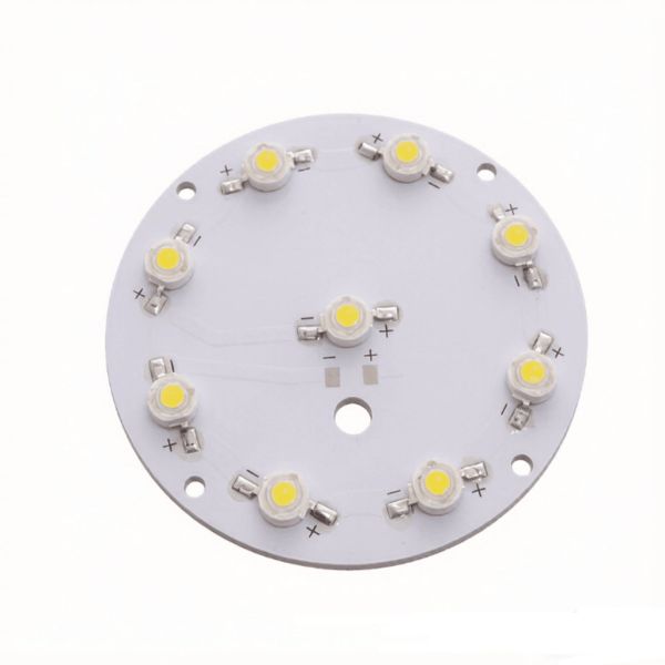 80mm Bridgelux LED PCB Module Custom Aluminum PCB Board with 350mA Constant Current Design