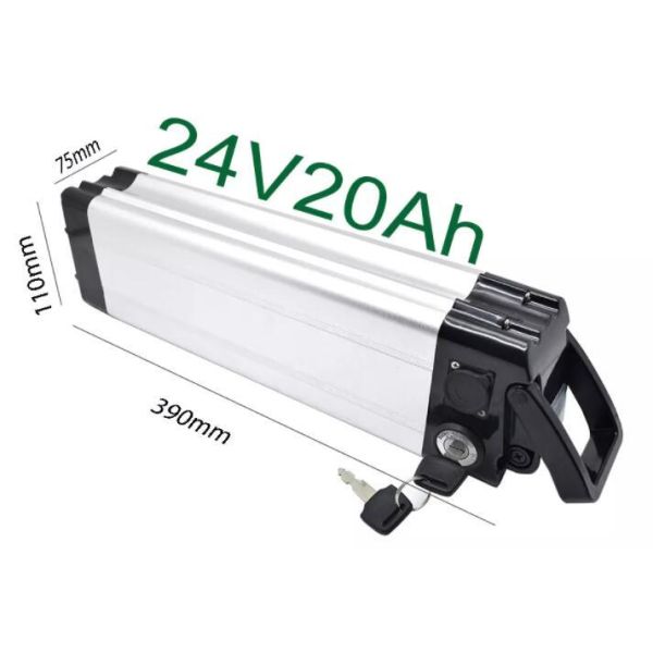 Аккумулятор для велосипеда Silver Fish E-Type E 1000W 24V 36V 48V 10ah 15ah 20ah Аккумулятор для электрического скутера Аккумулятор для велосипеда 18650 Cell Downtube Akku