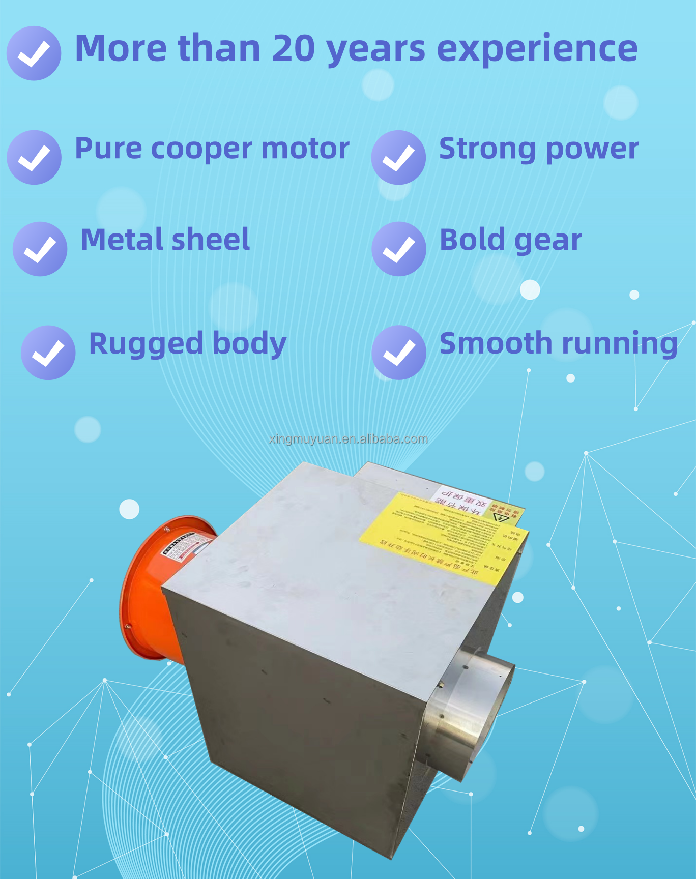 Fábrica Qingzhou Directamente soplador de aire calefacción de escape ventilador máquinas de calefacción Equipo de calefacción para la cría de aves de corral semilla