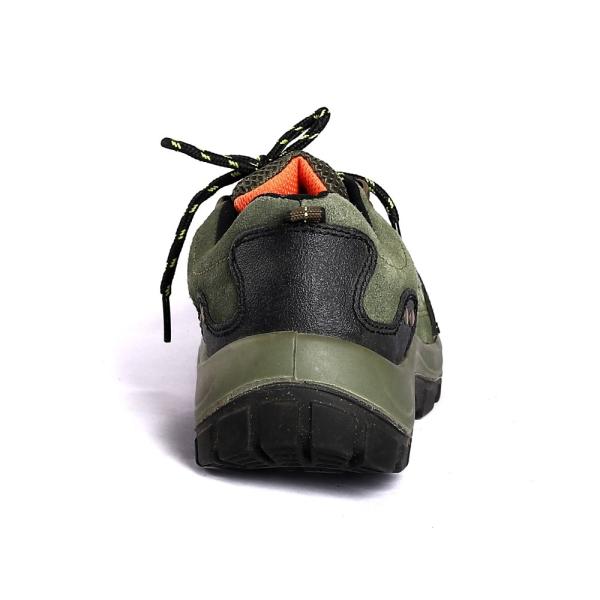 Comfortable EVA Low Cut Work Boots Steel Toe Microfiber Leather Mesh Metal Eyelets PU Material