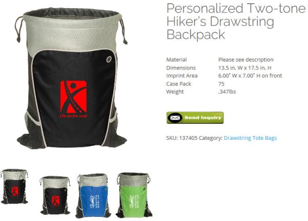 Personalized Polyester Drawstring Bags, Custom Printed Sport Drawstring Backpacks, Promotional Design Sport Bags