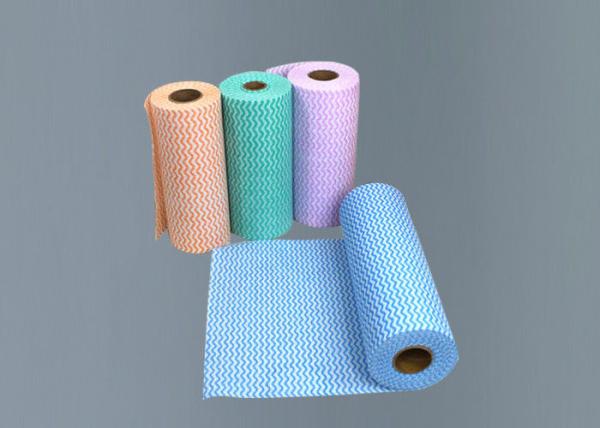 Various Color Kitchen Cleaning Wipes Natural Pulp Fibers Excellent Absorption