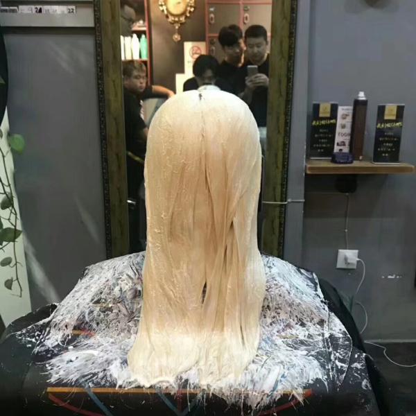 Cabelo delicado orgânico Lightener da marca própria suave do pó de descoramento do cabelo da formulação
