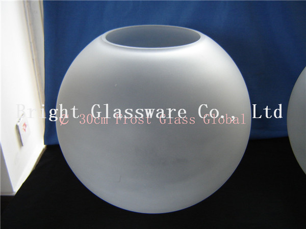 frosted glass lamp shade, glass global cover