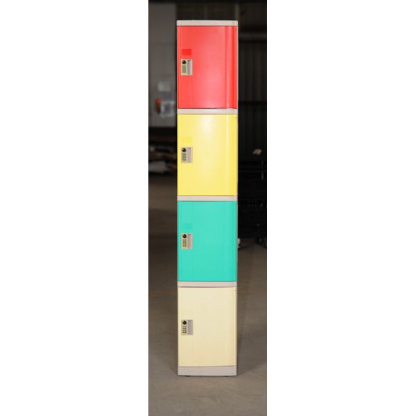Vandal Resistant 10 Tier Commercial Storage Lockers Beige Door For Recreational Plances