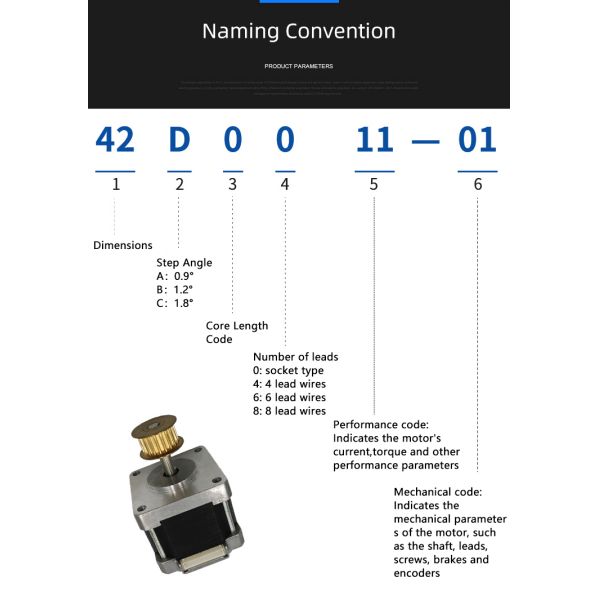 Faradyi Customized Nema17 42mm Stepper Motor For 3D Printing Machine Micro Full Step Driver Motor