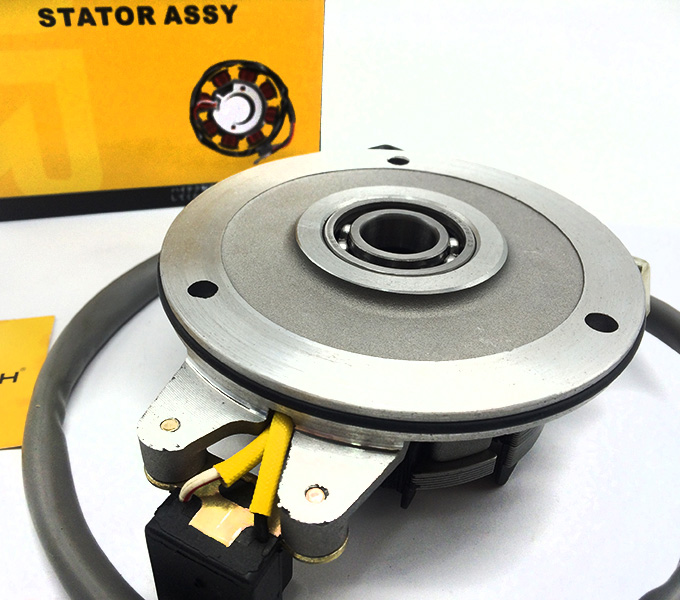 Bajaj 100 Stator Coil - High-Quality Copper Aluminum Motorcycle Magneto Generator Coil