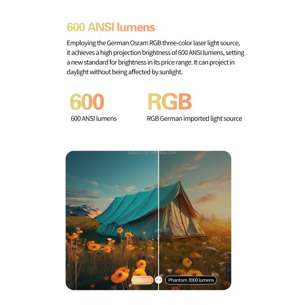 Portable 1080P DLP LED 3D Beamer 4K UHD Auto 2G Overhead Projector Home Outdoor Games Built-in Battery Wi-Fi BT Sky 800 GTV
