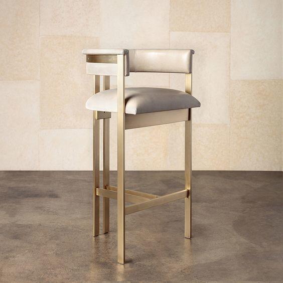 Elliott Modern Bar Chairs Truly Classic Form With Modern Proportions
