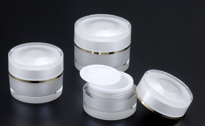 PP Plastic Cosmetic Cream Jars Packaging Acrylic For Face Cream Body Butter