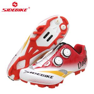 Colored Ventilation Waterproof MTB Cycling Shoes Excellent Slip Resistance