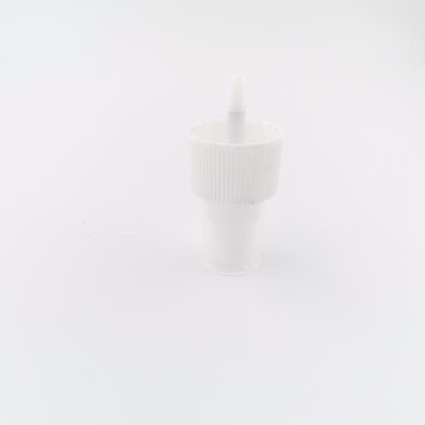 White PP Plastic 24/410 Fine Mist Sprayer With Ribbed Closure