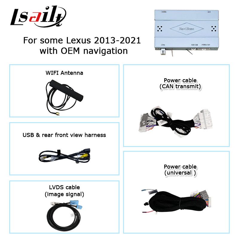 Lexus IS350 IS200t IS300 IS300h Wireless Caprlay Android Auto Box Зеркальное отображение экрана