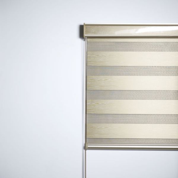 Eco Friendly Electric Roller Fabric Zebra Window Curtain Blinds