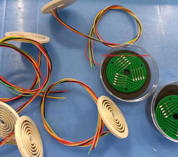 CE  400VAC/VDC Ethernet Signal Slip Rings RS485 And Video Or Sensor Singal