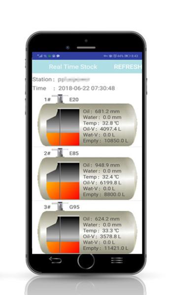 Automated Fuel Tank Monitoring System , 24V Remote Tank Level Gauge