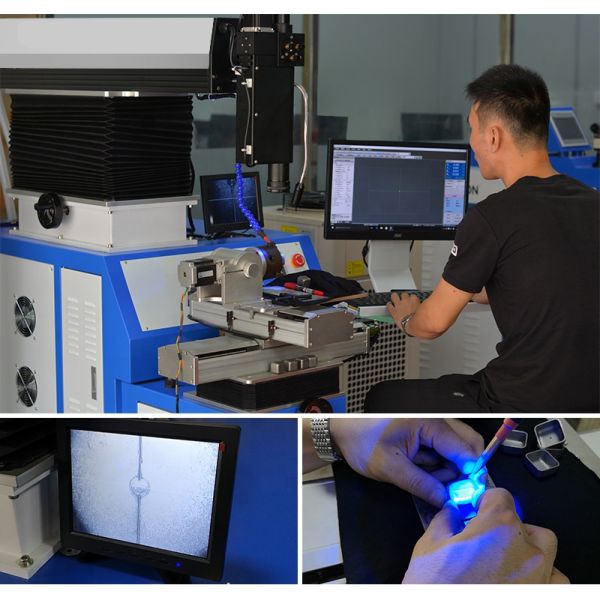 сварочный аппарат лазера волокна трубки автоматический YAG трубы стального листа сплавов металлов 200W 400W