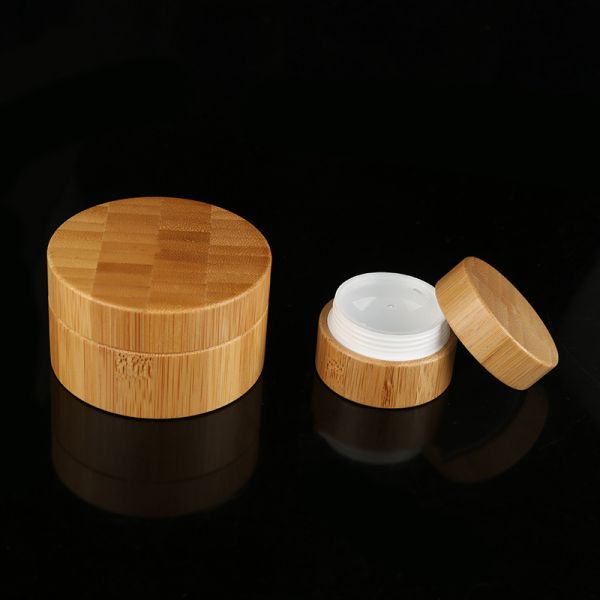 Silkscreen 30g Plastic Covering Wooden Cosmetic Containers