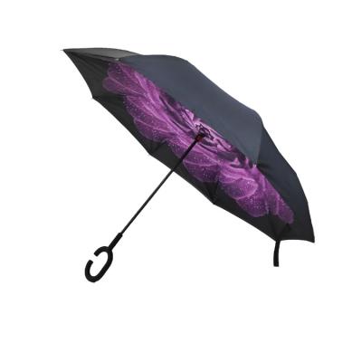 Guarda-chuva invertido reverso do diâmetro 103cm da dupla camada
