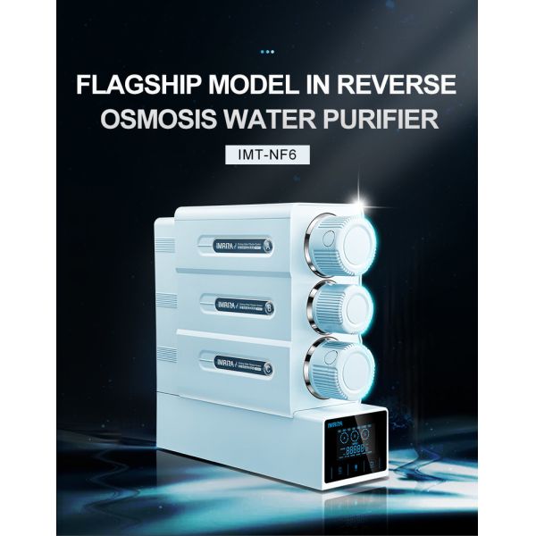 Вся система 120W 491x170x407mm очистителя воды обратного осмоза дома