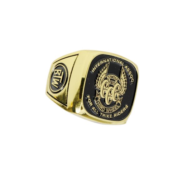 Fantastic Shiny Stainless Steel Championship Rings , Friendship Custom Sports Ring