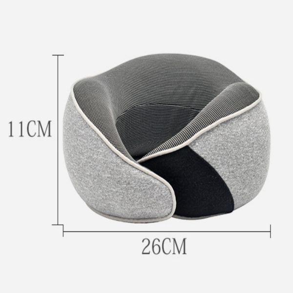 Custom Logo Accepted U-Shape Memory Foam Neck Pillow for Car Airplane Cervical Pillow