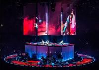 Tela de Front Rear Transparent Hologram Mesh para Live Concert