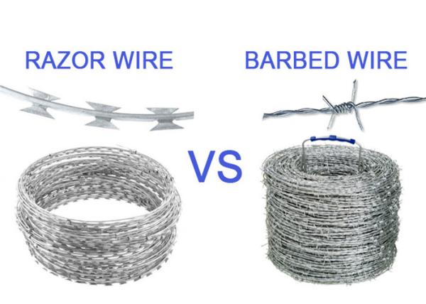Hot Dipped Galvanized/PVC Coated BTO12 BTO22 CBT65 Razor Wire/ Stainless Steel Razor Blade Barbed Wire