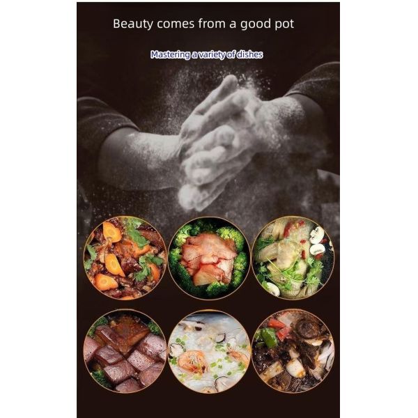 White Nonstick Cookware Set for Decocting Traditional Chinese Medicine Herbal Soup