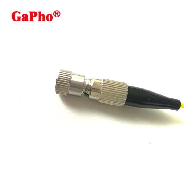 Male M8 X 0.75 Fiber Optic Dust Cap Metal Nickel Plating Custom Service